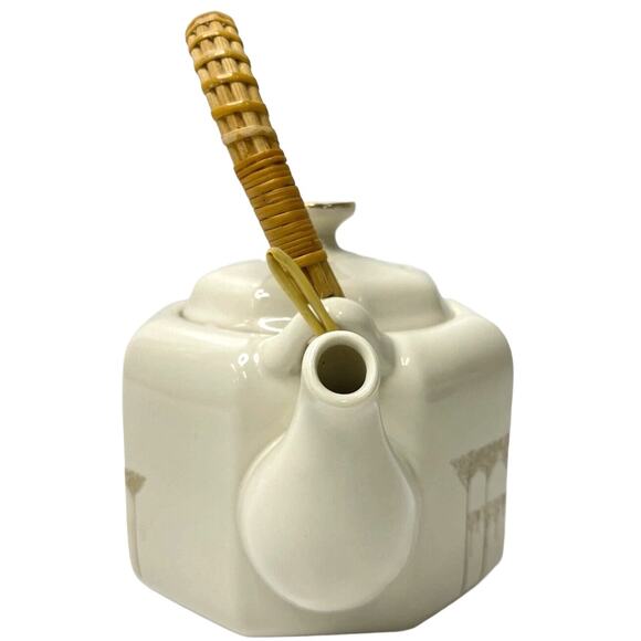 Otagiri Japan Tea Set Golden Mist Teapot With 4 Cups and Lid Holds 24oz Beige - Picture 2 of 16